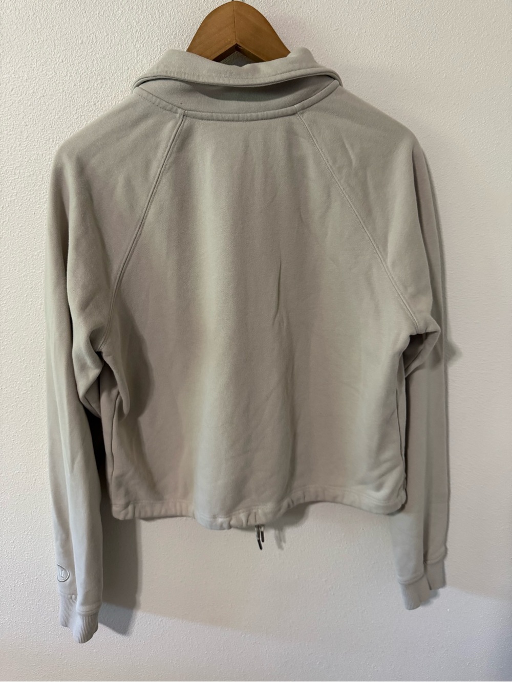 Vuori Sedona Half-Zip Sweater Salt Light Gray Loungewear Athleisure-Medium - Picture 2 of 8